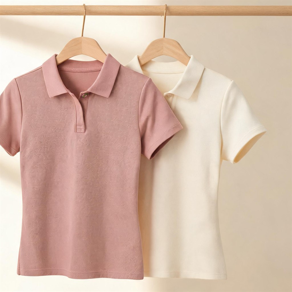 Women's polo and knit shirt collection